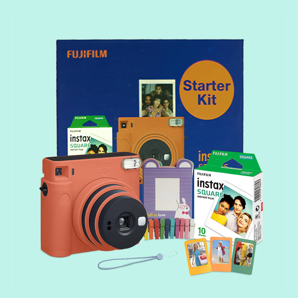 Fujifilm Instax SQ1 Starter Kit TERRACOTTA ORANGE