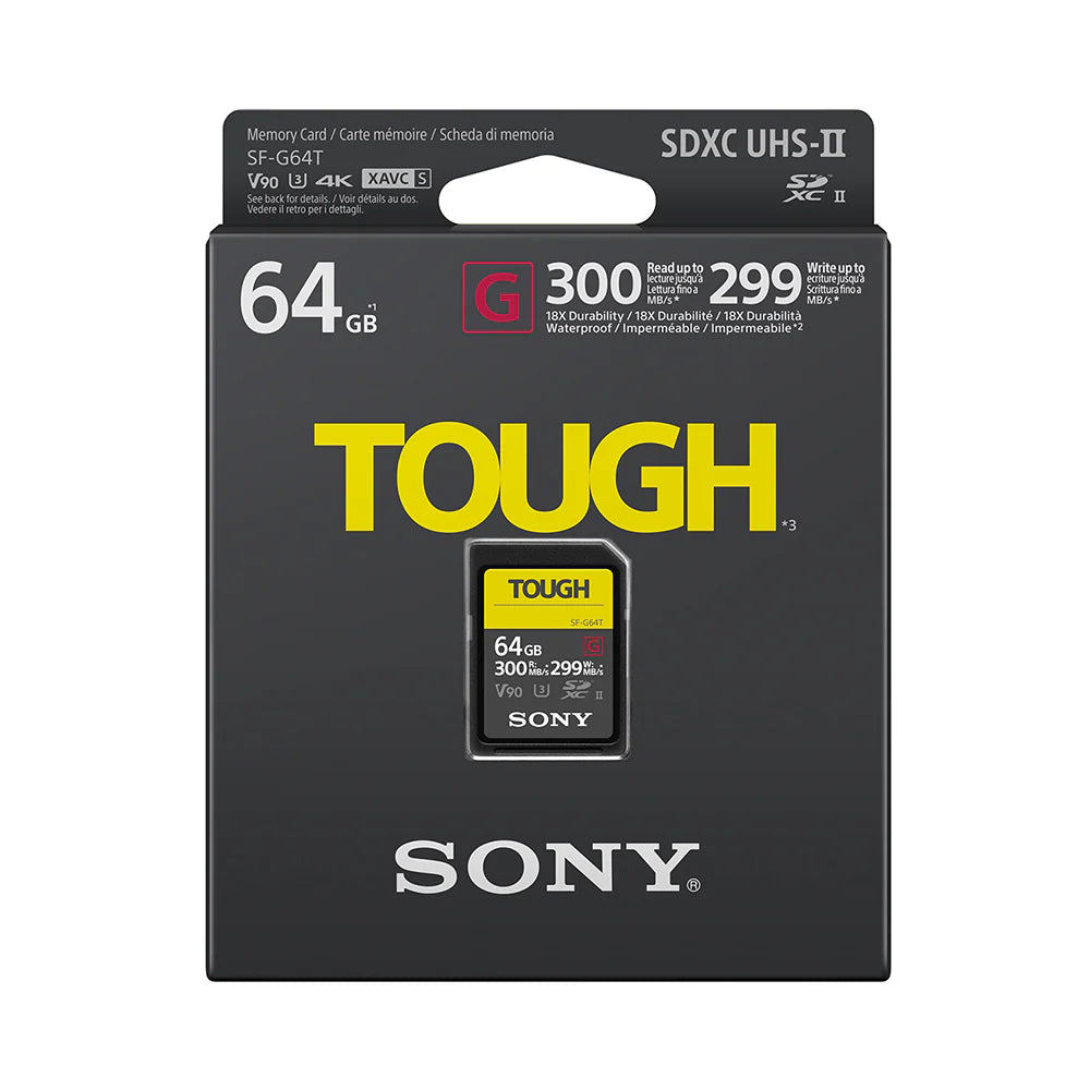 Sony SF-G Series UHS-II SD 64GB Memory Card
