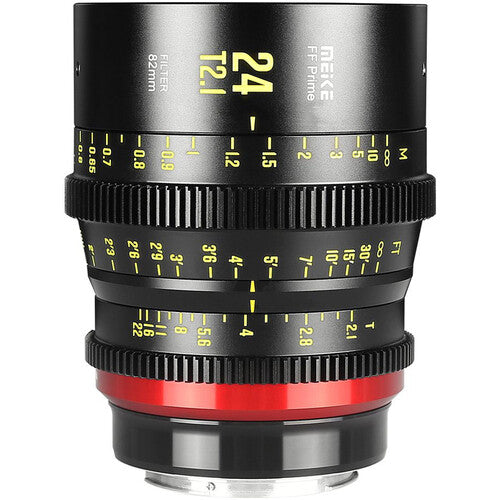 Meike FF Prime Cine 24mm T2.1 Lens (Canon EF-Mount, Feet/Meters)