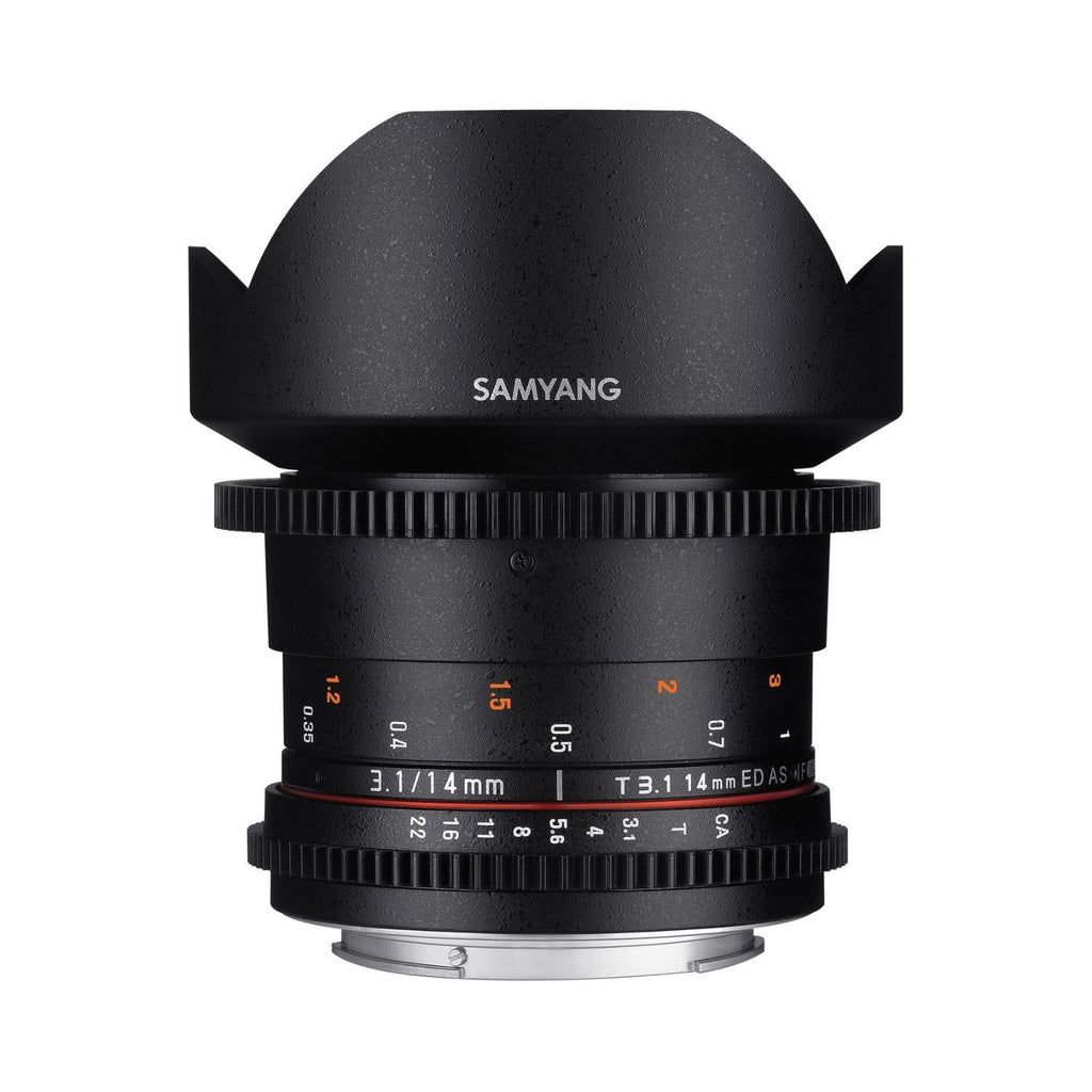Samyang 14mm T3.1 VDSLR MK2 Lens For Canon