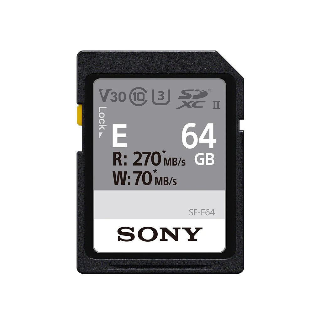 Sony SF-E Series UHS-II SD 64GB Memory Card