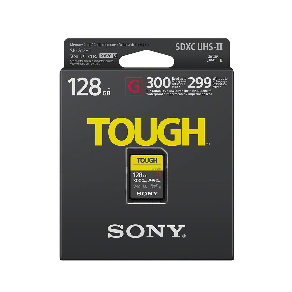 Sony SF-G Series UHS-II SD 128GB Memory Card