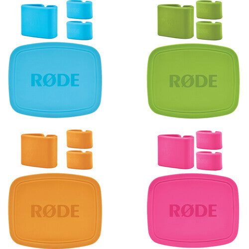 RODE COLORS Color-Coded Caps and Cable Clips for NT-USB Mini Microphones