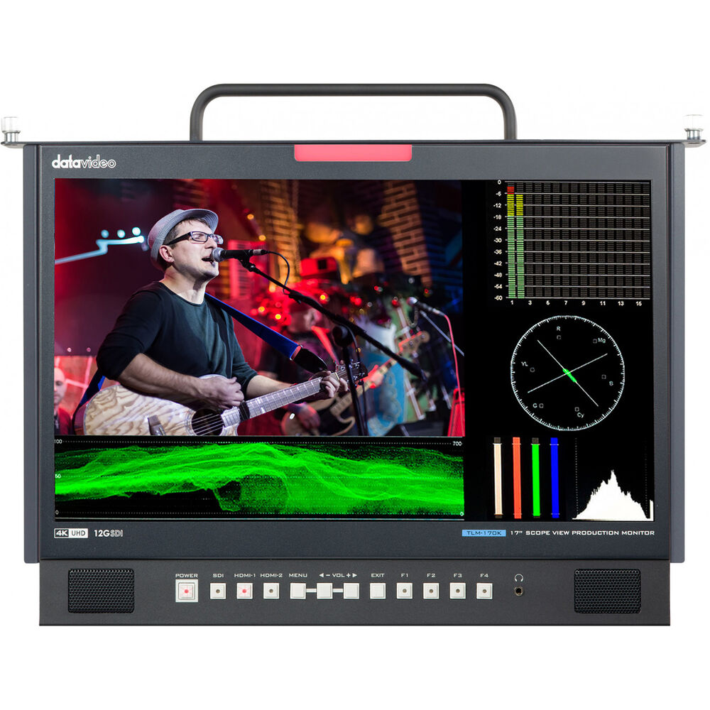 Datavideo TLM-170K 17.3" 4K ScopeView Production Monitor (Desktop)