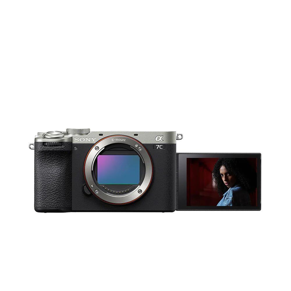 Sony Alpha ILCE-7CM2 Full-Frame Interchangeable-Lens Mirrorless Vlog Camera (Body Only) Silver