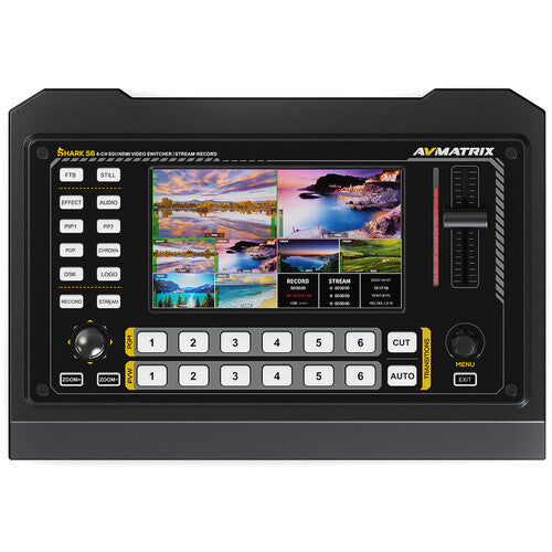 AVMATRIX Shark S6 6-Channel HDMI/SDI Video Switcher