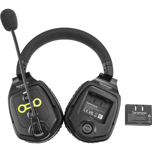 Saramonic WiTalk-WT9D 9-Person Full-Duplex Wireless Intercom System with Dual-Ear Remote Headsets (1.9 GHz)