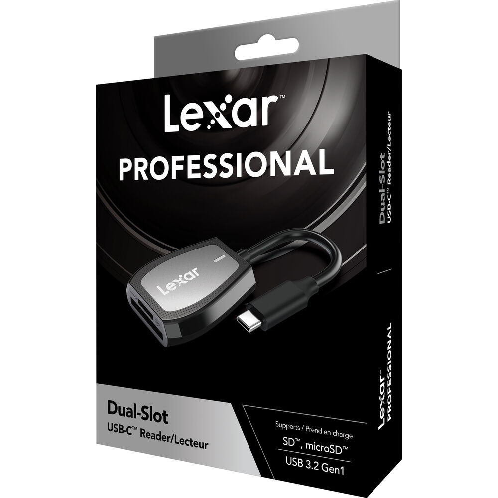 Lexar Professional USB Type-C Dual-Slot Card Reader