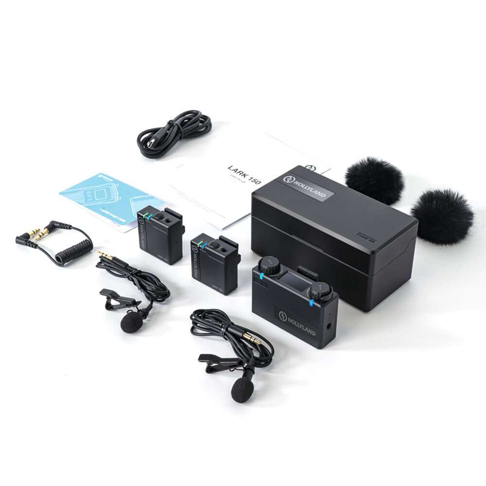 Hollyland LARK 150 Wireless Dual Microphone System (2.4 GHz) A