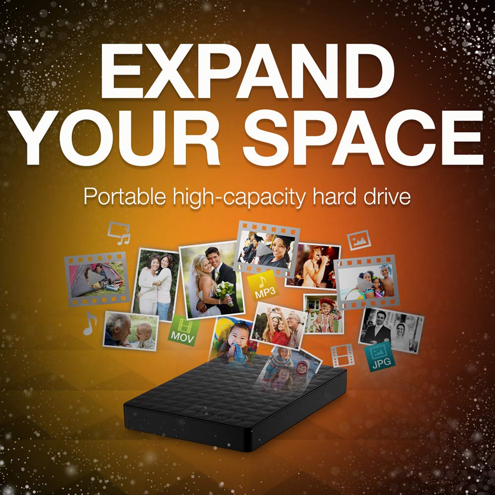 Seagate 4TB Expansion Portable USB 3.0 External Hard Drive - (STEA4000400)