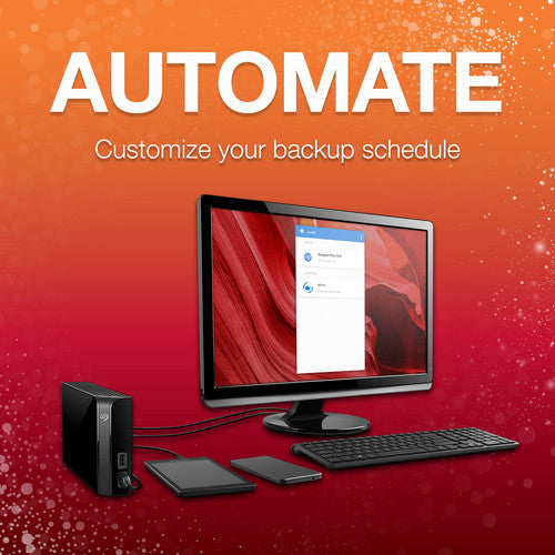 Seagate Backup Plus Hub External Desktop HDD – with 2 USB Ports