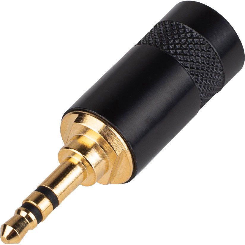 Neutrik Rean 3.5mm Stereo Plug (Black/Gold)