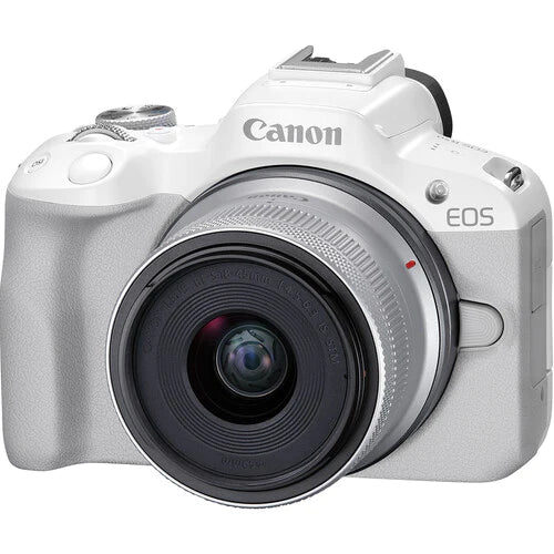 Canon EOS R50 RF-S18-45mm f/4.5-6.3 IS STM Kit (White)