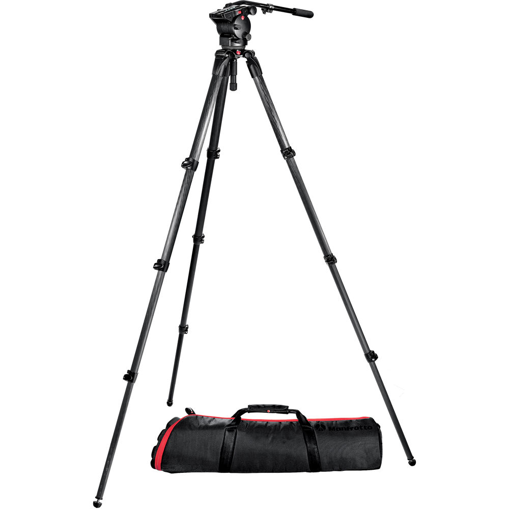 Manfrotto 526, 536K-1 Tripod System with 526-1 Head, 536 CF Tripod & Bag