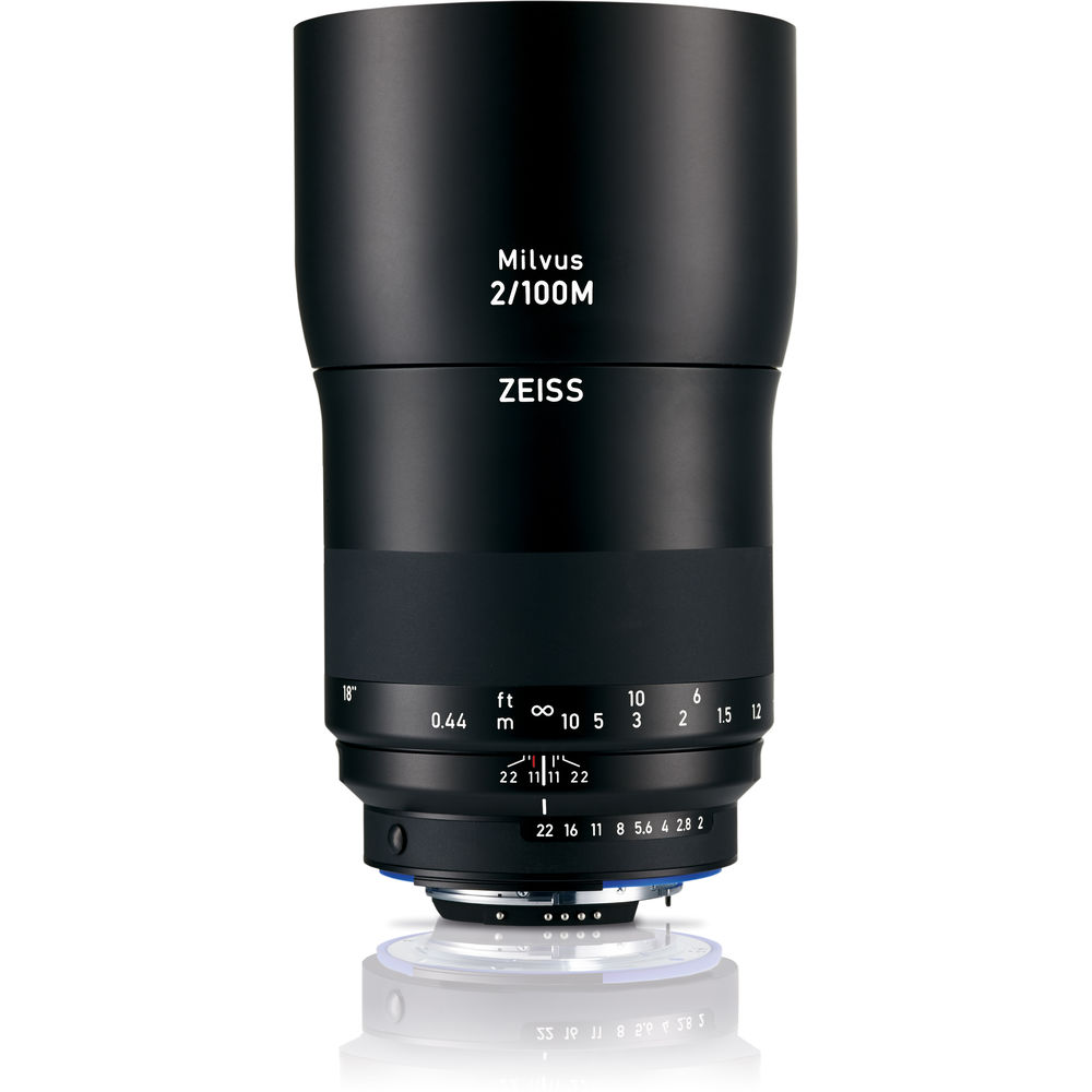 ZEISS Milvus 100mm f/2M ZF.2 Macro Lens for Nikon F with Free ZEISS 67mm UV Filter