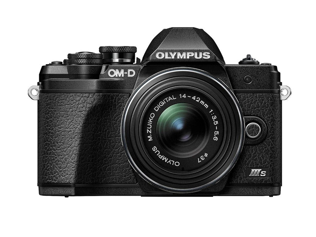 Olympus OMD-EM-10-Mark-III-S Mirrorless Digital Camera with Lens 14-42mm f3.5-5.6-EZ Black