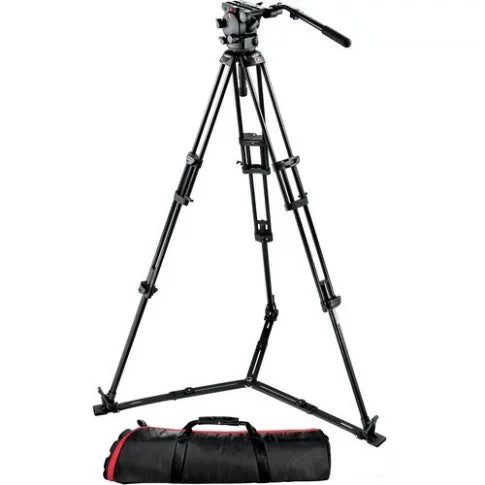 Manfrotto 526-1 Fluid Video Head with 545GB Tripod & Carrying Bag