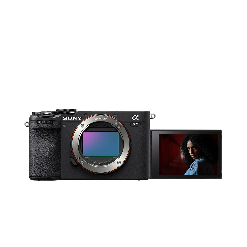 Sony Alpha ILCE-7CM2 Full-Frame Interchangeable-Lens Mirrorless Vlog Camera (Body Only) Black