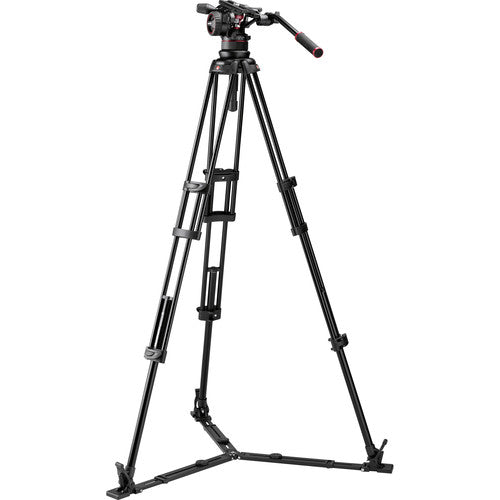 Manfrotto Nitrotech N12 & 545GB Dual-Leg Tripod System with Half Ball Adapter & Bag