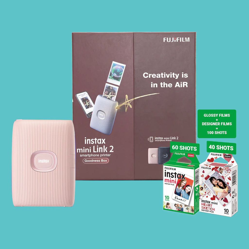 Fujifilm Instax Mini Link 2 Goodness Box Soft Pink