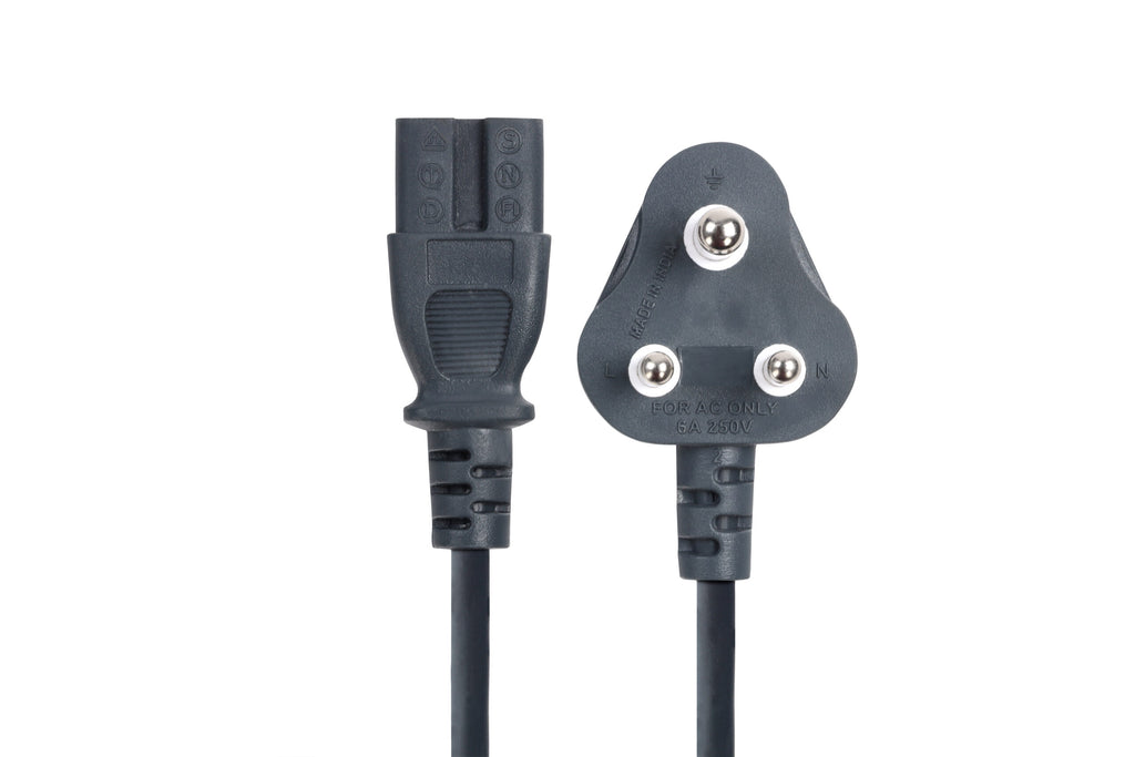 Nextech Computer Power Cable For Desktop, Monitor, Smps And Printer – 1.5M Grey