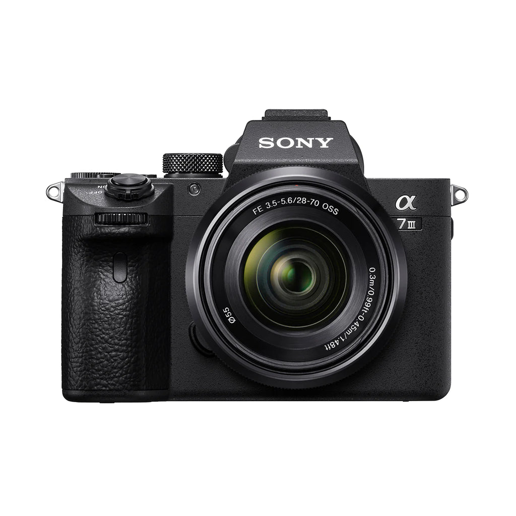 Sony Alpha 7 III With 35 Mm Full-Frame Image Sensor (ILCE-7M3K) | 24.2 MP Mirrorless Camera, 10FPS, 4K/30p, With 28 - 70mm Zoom Lens