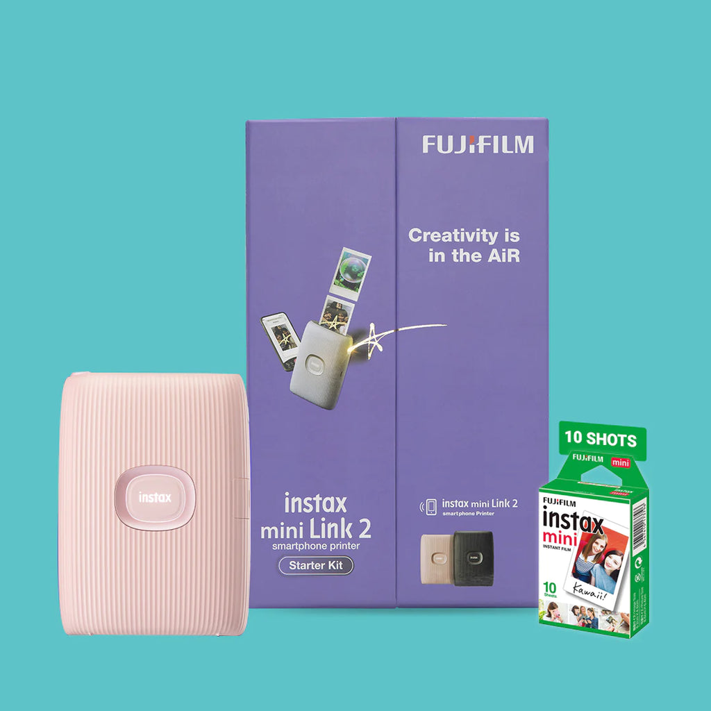 Fujifilm Instax Mini Link 2 Starter Kit Soft Pink