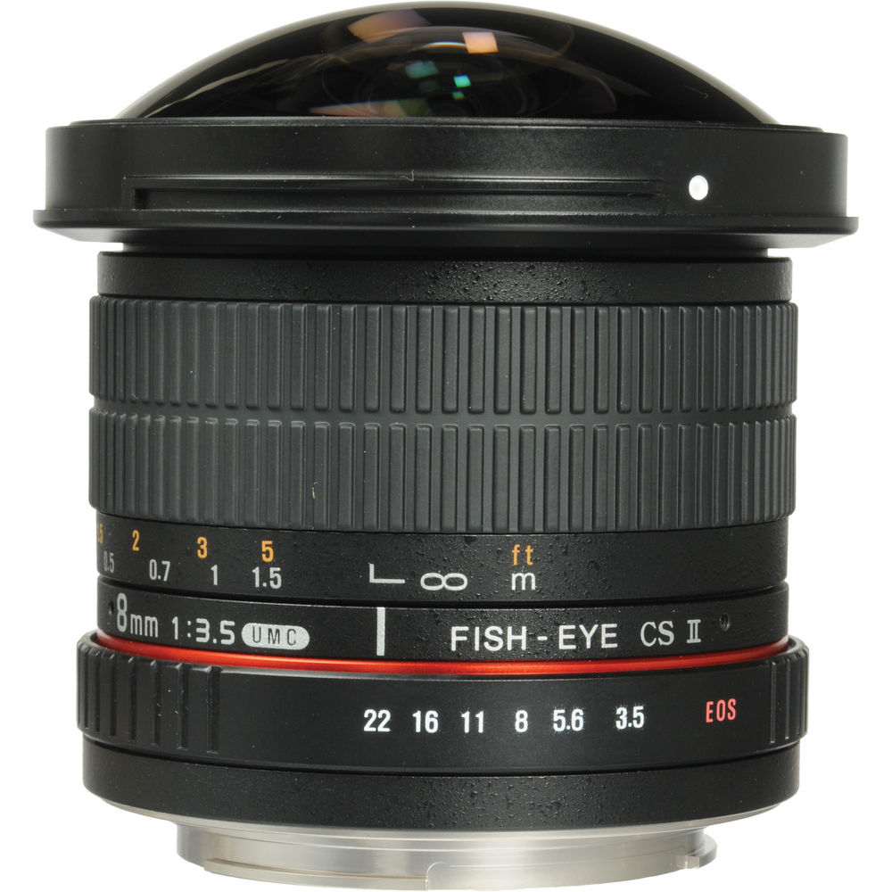 Samyang 8mm F3.5 USM Fisheye Lens For Canon