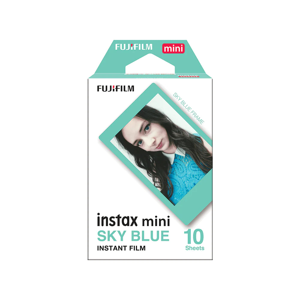 Fujifilm Instax Mini Designer Film - Sky Blue Frame (10 sheets)