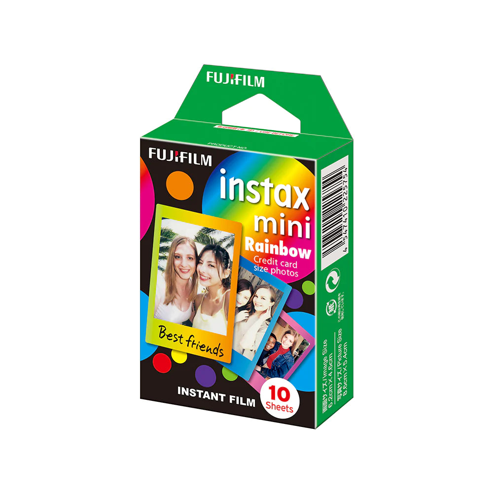 Fujifilm Instax mini designer film- Rainbow frame (10 sheets)