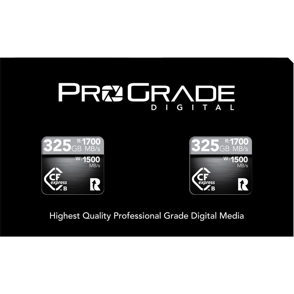 ProGrade Digital 325GB CFexpress 2.0 Type B Cobalt Memory Card 2-Pack