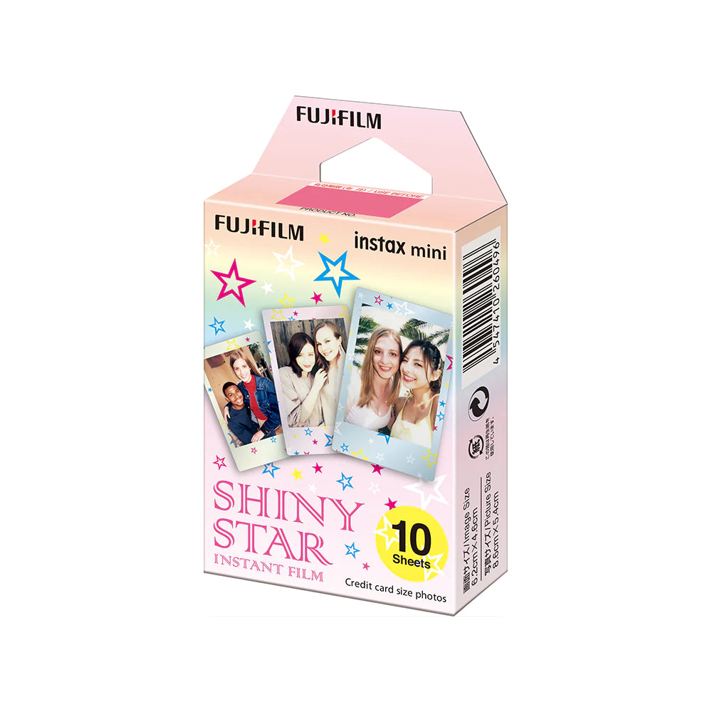 Fujifilm Instax mini designer film- Shiny star frame (10 sheets)