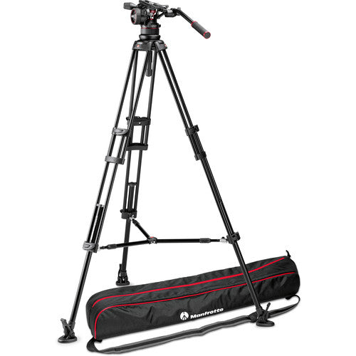 Manfrotto Nitrotech N12 & 545B Dual-Leg Tripod System with Half Ball Adapter & Bag