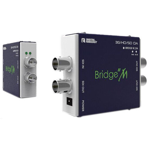 DIGITAL FORECAST Bridge Micro 3G/HD/SD-SDI Recloking 1x3 Video Distribution Amplifier