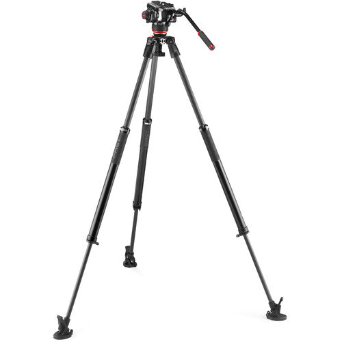 Manfrotto 504X Fluid Video Head with 635 FAST Carbon Fiber Tripod