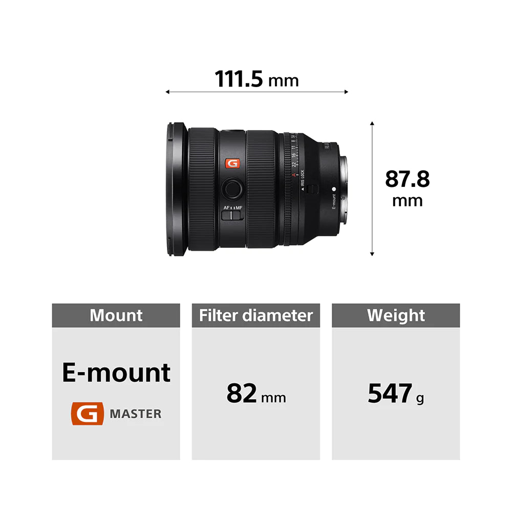 Sony E Mount FE 16–35 Mm F2.8 GM I I  Full Frame Lens (SEL1635GM2)