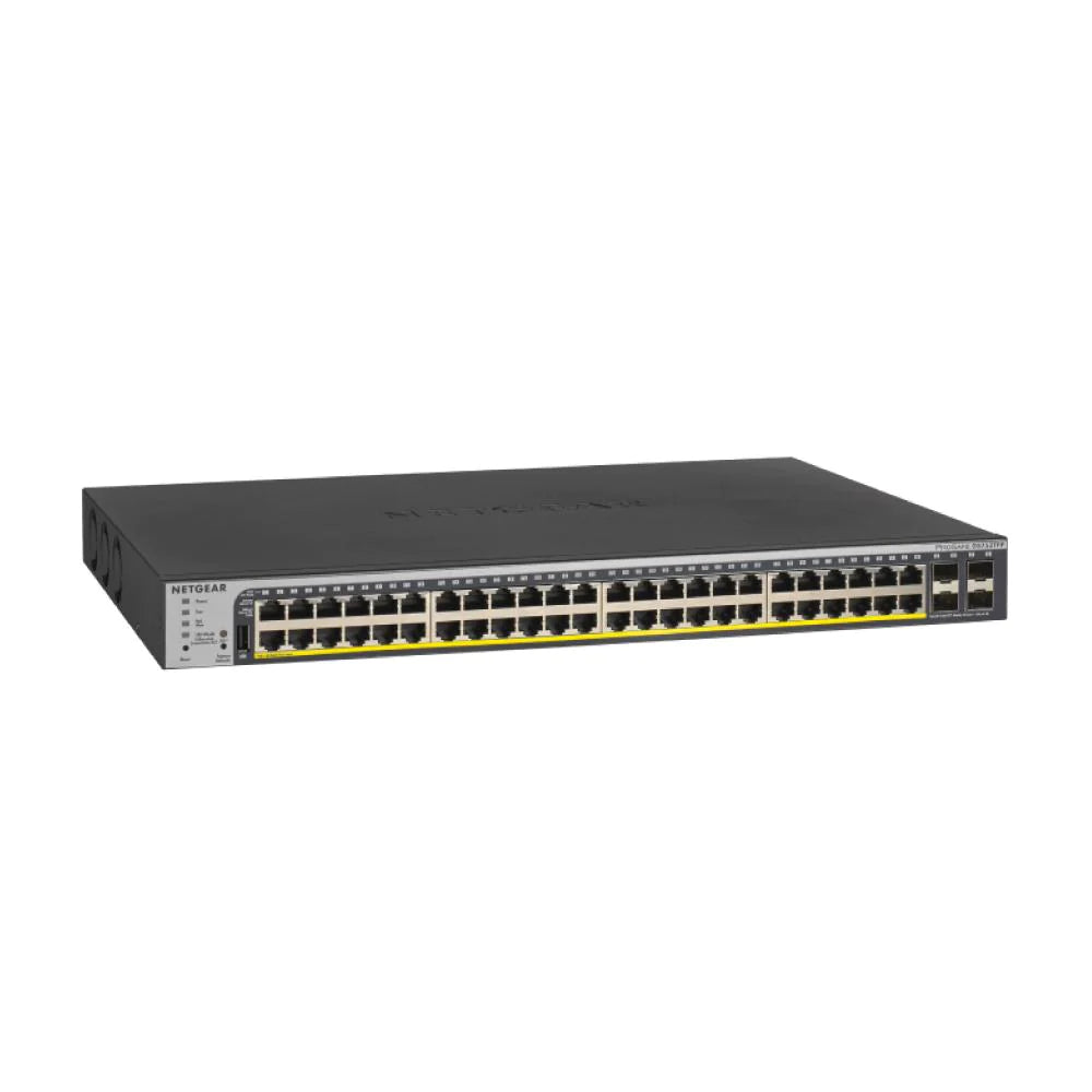 NETGEAR GS752TPP 52-Port Gigabit Ethernet Smart Managed Pro PoE Switch - with 48 x PoE+ @ 760W