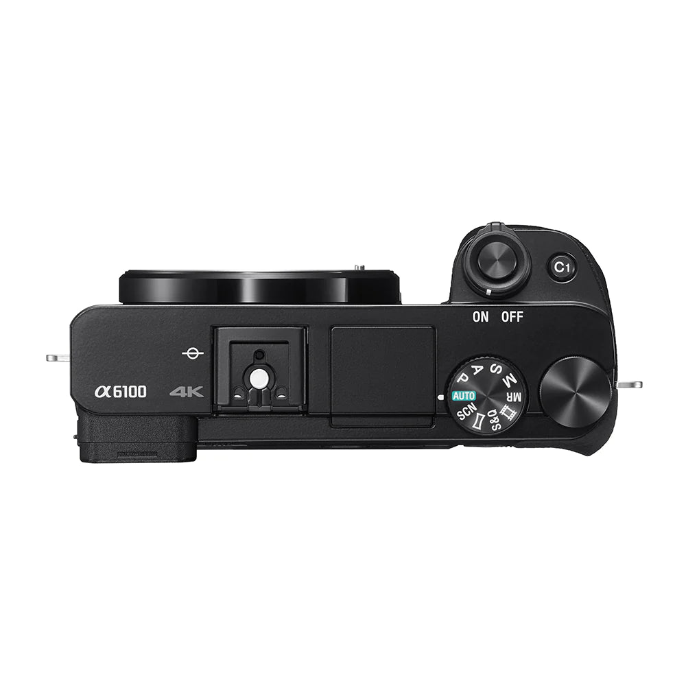 Sony Alpha 6100 APS-C Camera With Fast AF (ILCE-6100L) With A 16-50mm Power Zoom Lens