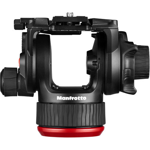 Manfrotto 504X Fluid Video Head & MVTTWINGC Carbon Fiber Tripod with Ground Spreader