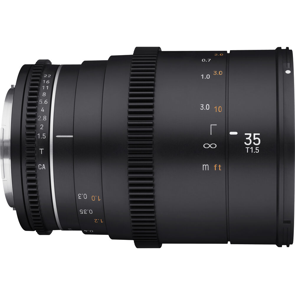 Samyang 35mm T1.5 VDSLR MK2 Lens For Canon