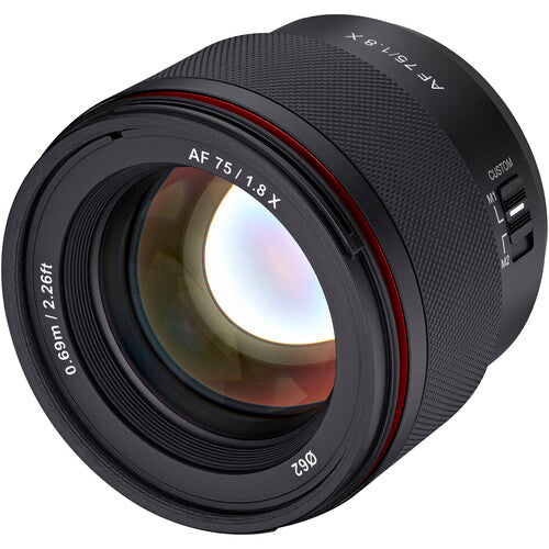Samyang AF 75mm F1.8 Lens For Fuji X