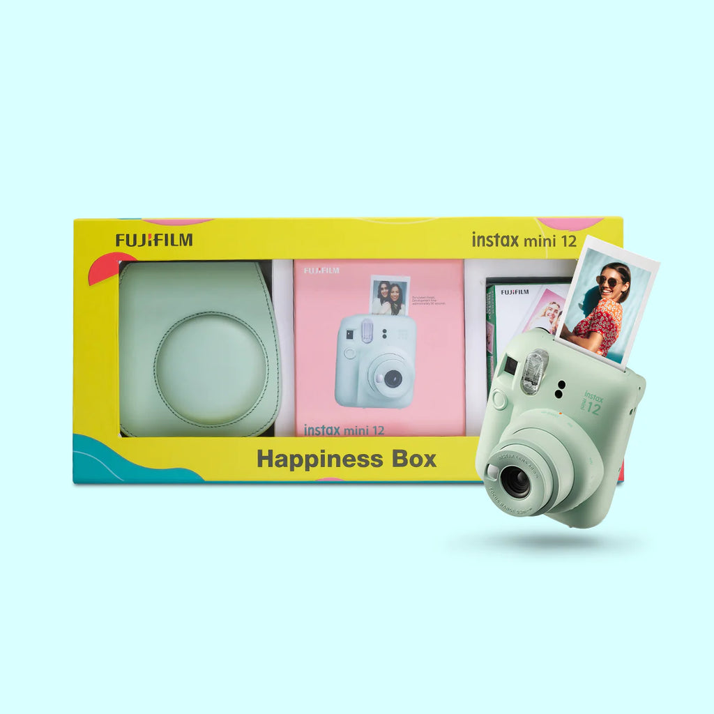 Fujifilm Instax Mini 12 Happiness Box MINT GREEN