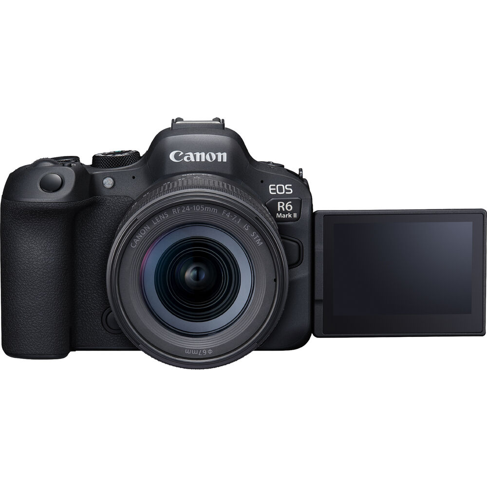 Canon EOS R6 Mark II Mirrorless Cam with 24-105mm f/4-7.1 IS STM Canon EOS R6 Mark II Mirrorless Cam with 24-105mm f/4-7.1 IS STM