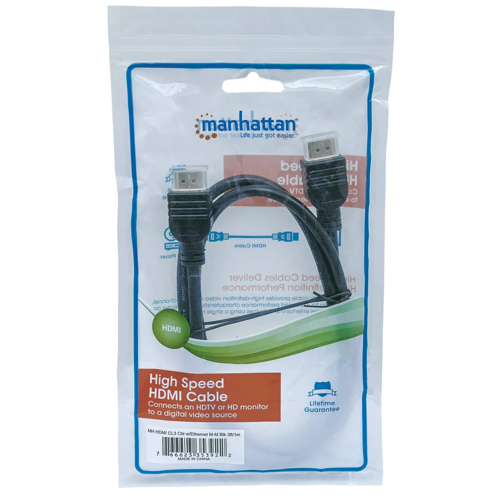 Manhattan In-wall CL3 High Speed HDMI Cable with Ethernet