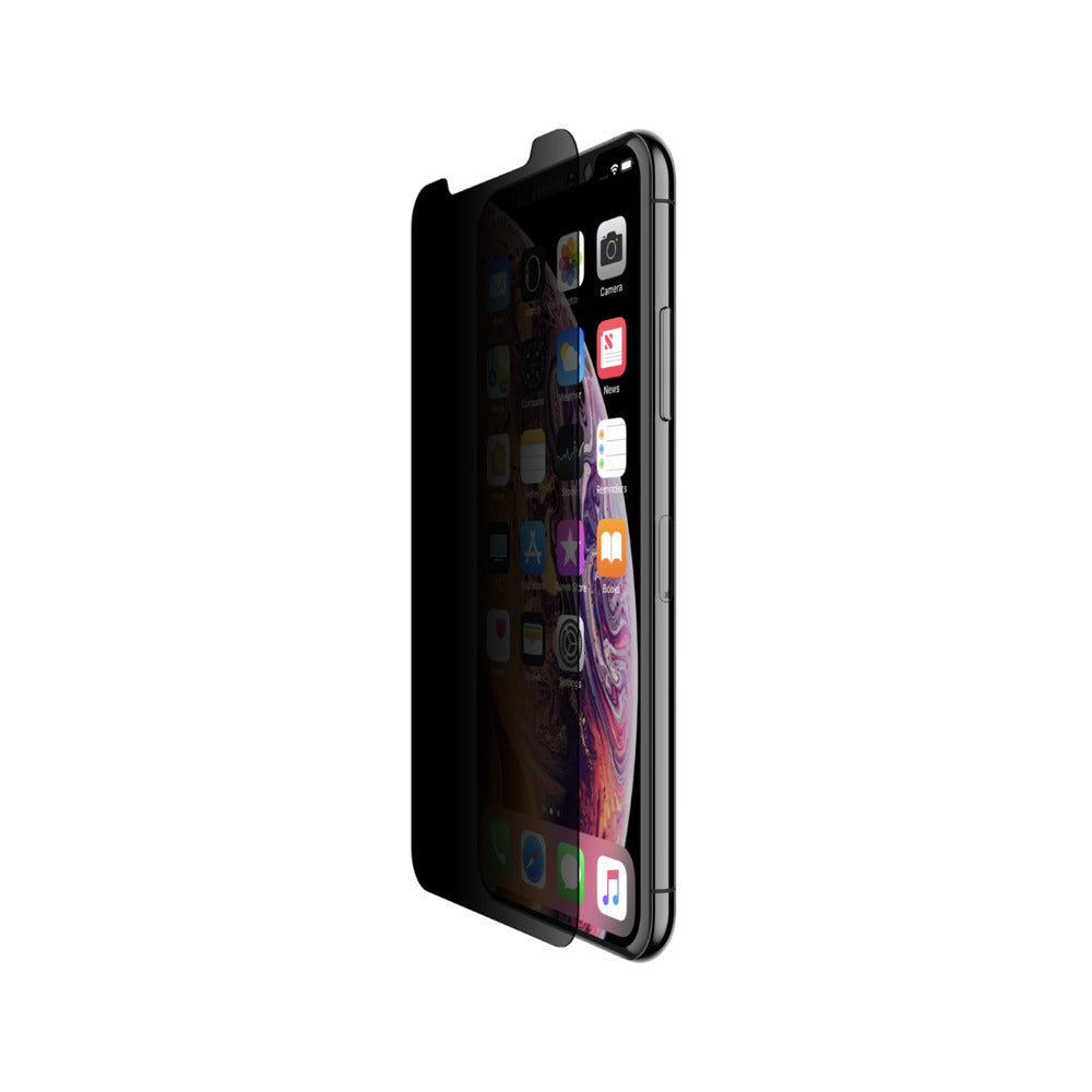 Belkin Tempered Glass Privacy Screen Protector for iPhone XS / X - GEARS OF FUTURE - GFX