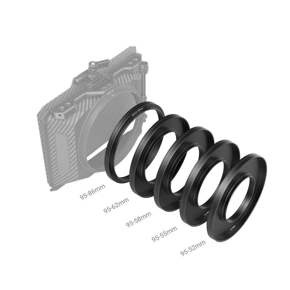 SmallRig Adapter Rings Kit (Φ52/55/58/62/86-95mm) 3383
