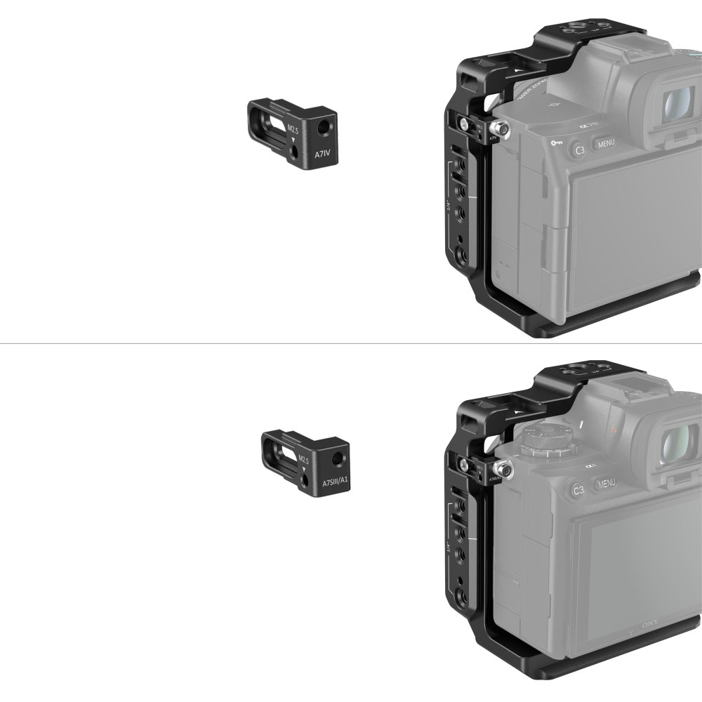 SmallRig Camera Half Cage for Sony Alpha 7R V/Alpha 7 IV/Alpha 7S III/Alpha 1/Alpha 7R IV 3639