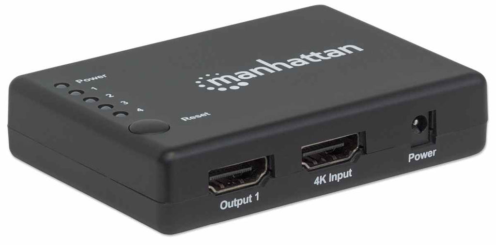 Manhattan 4K Compact 4-Port HDMI Splitter