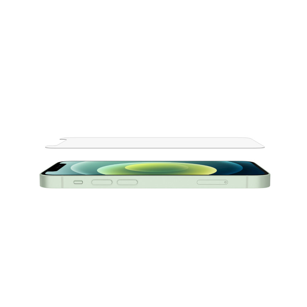 Belkin SCREENFORCE Tempered Glass Anti-Microbial Screen Protector for iPhone 12 Mini - GEARS OF FUTURE - GFX