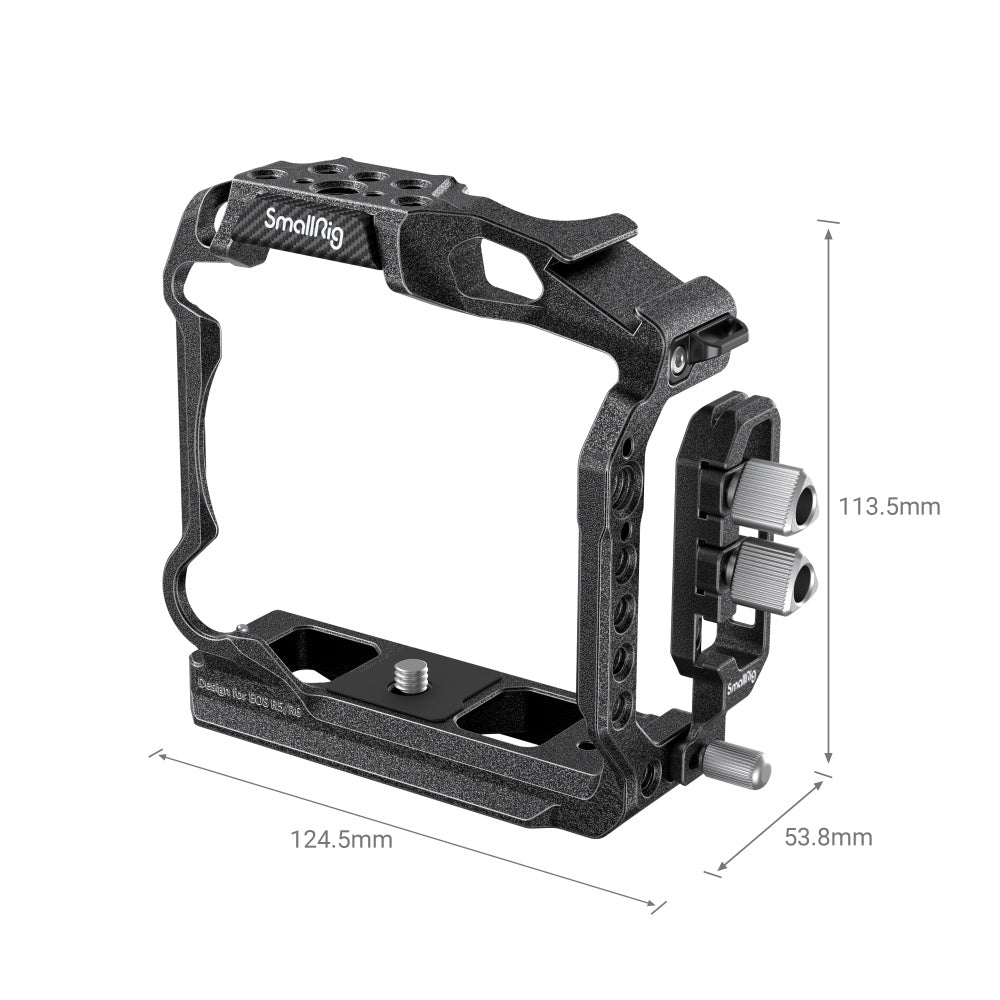 SmallRig “Black Mamba“ Camera Half Cage & Cable Clamp for Canon EOS R5&R5 C&R6 3656